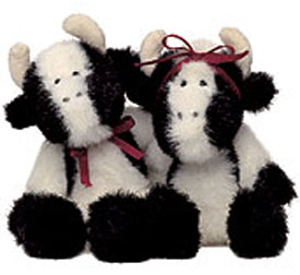 Boyds Noahs Ark Plush Cows