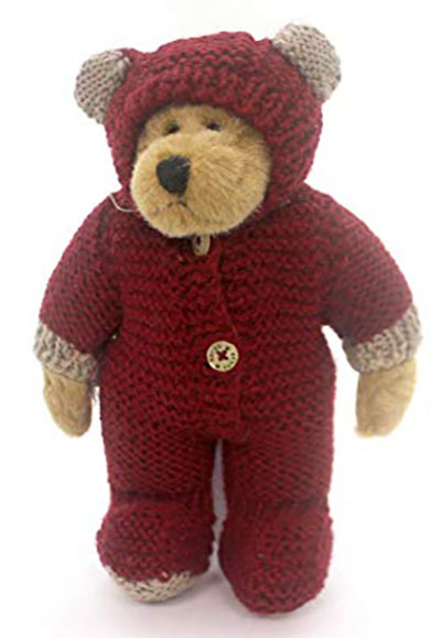 Boyds Teddy Bear Karla Mulbeary Boyds Teddy Bear Karla Mulbeary
- introduced Fall 1999 and has been retired
- Little Karla is prone to frostbitten Ears & Toesies, so Grandmother Mulbeary knitted a Special Suit. Now Karla can stay outside and play in the Snow a little longer. Those feet will stay cozy...and her Hood even has ears! (Grandmas think of everything, don't they?)
- Karla has soft beige Chenille Fur.
