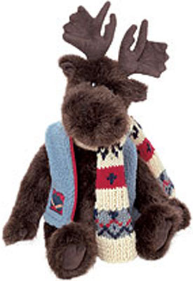 Winter on Bear Mountain Plush Moose