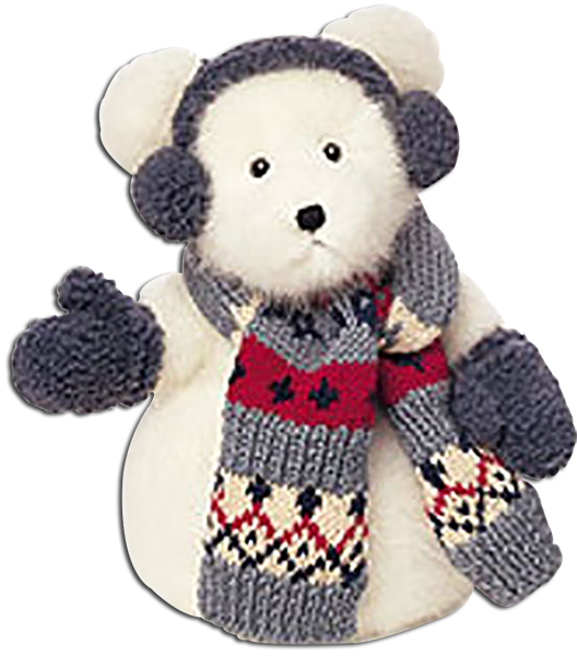 Boyds Winter on Bear Mountain Snowmen Stuffed Animals