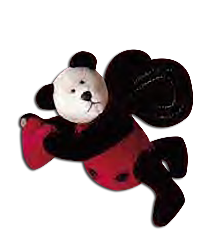 Click here to go to our selection of Boyds' T F Wuzzies Valentine's Day Lovebug Panda