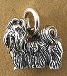 Sterling Silver Shih Tzu Charms