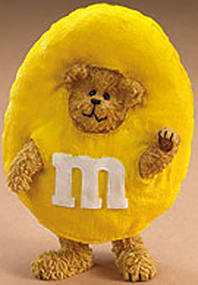 Boyds Candy Peeker M and M Teddy Bear Figurines