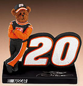 Adorable Boyds' Teddy Bears dressed in NASCAR licensed apparel representing Dale Earnhardt, Tony Stewart, Elliot Sadler, Kasey Kahne, Bobby Labonte, Jeff Gordon, Jimmie Johnson and Kevin Harvick in Figurines!