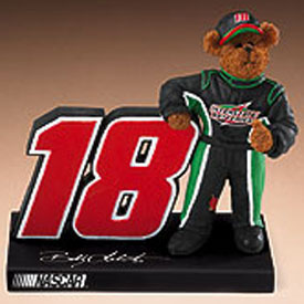 Boyds NASCAR Teddy Bear Figurine Teddy Bear Bobby Labonte #18 Interstate Batteries
