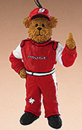 Boyds Bearstones NASCAR Teddy Bear Ornament Kasey Kahne #9 Boyds Bearstones NASCAR Teddy Bear Ornament Kasey Kahne #9
- introduced Fall 2005
- Boyds Bearstones NASCAR ornaments make great gifts for diehard fan. Place on top of a gift box, display from an ornament hanger, or use to fill a NASCAR-theme Christmas tree!