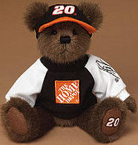 Boyds Teddy Bears dressed in NASCAR Jumpsuits representing Dale Earnhardt and many more of the NASCAR drivers.