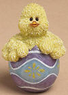Boyds Easter Chick Eggster Figurine - (introduced Spring 2004, and has been retired) This lil' bitty chick Eggster is a perfect Easter basket surprise for anyone!  (not a toy) 2 inches