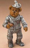 2nd Edition Boyds The Shoe Box Bears Figurine Wizard of Oz Tin Man - (introduced Fall 2005)  C'mon...have a heart! Designed just like the old time toys that inspire them, this Tinman features jointed arms and legs and is decorated to pay tribute to L. Frank Baum's children's classic "The Wonderful Wizard of Oz."  