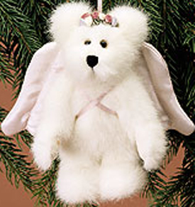 Click here to go to our selection of Boyds Plush Hanging Angel Teddy Bear Christmas Ornaments