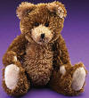 Boyds Lil Fuzzies Mikey Chocolate Brown Teddy Bear - (introduced Spring 2005)  made from a bearmere plush fabric.  safe for ages over 3  6 inches