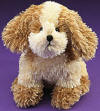 Boyds Lil Fuzzies Muttsie Golden Brown and Cream Puppy Dog - (introduced Spring 2005) made from a bearmere plush fabric. safe for ages over 3 6 inches