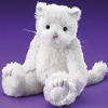 Boyds Lil Fuzzies Muffin White Kitty Cat - (introduced Spring 2005) The tiniest of all Boyds Bear and Friends! Lil' Fuzzies pack a lotta snuggle into a palm-sized pal! Chubby, white and fun to cuddle, Muffin makes a purrfect pal! Made from a bearmere plush fabric. safe for ages over 3 5 inches