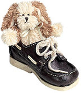 Click here to go to our selection of Boyds Mini Plush Puppy Dogs in Shoes