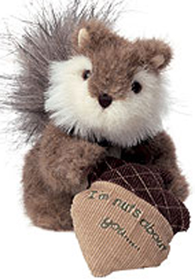 Click here to go to our selection of Boyds The Acorn Hunt Barn Owls Squirrels and Teddy Bears