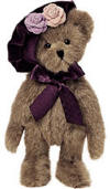 Boyds Marla Dubeary Teddy Bear introduced Fall 2002 and has been retired.  Marla, a beige beauty, is stunning in her velvet beret and matching ribbon bow.  Her beret features two velvet roses!  safe for ages over 3.  6 inches and poseable