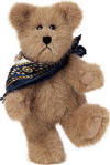Boyds Donna Scarvesdale Teddy Bear introduced Fall 2002 and has been retired Donna, a mixed gold bear, wears a silky scarf designed specially for Boyds! safe for ages over 3  6 inches and poseable