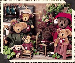 Click here to go to our selection of Boyds Pine Cone Lodge Group Teddy Bears Moose and More