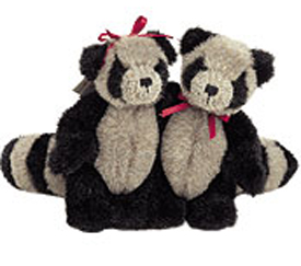 Click here to go to our selection of Boyds Collectible Woodland Plush Animals Raccoons and MORE