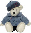 Boyds Ludwigg Burrbruin Teddy Bear - (introduced Fall 2002 and has been retired)&nbsp;&nbsp;The crowd cheers when championship bob sledder Ludwig comes tearin' down the mountainside in his old-fashioned wooden toboggan. Cream bear Ludwig is dressed for Winter sports in a fleecy two-tone hat with mitten label, a matching coat with mitten buttons and a mitten label, and corduroy pants. (safe for ages over 3)  14 inches and poseable