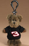 Boyds NASCAR Clip On Dale Earnhardt Sr #3 - (introduced Spring 2005)  The tiniest members of the Boyds Racing Family yet! Give your favorite driver the keys to your car! Each bear is jointed and wears an embroidered sweatshirt. Brown bear features the officially-licensed colors and number of Dale Earnhardt, Sr. 3 1/2 inches high