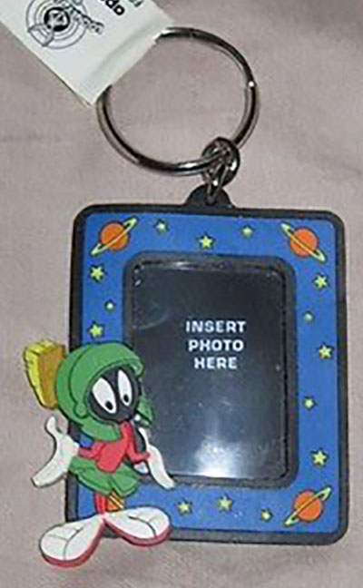 Marvin the Martian can go anywhere as these adorable Keychains.