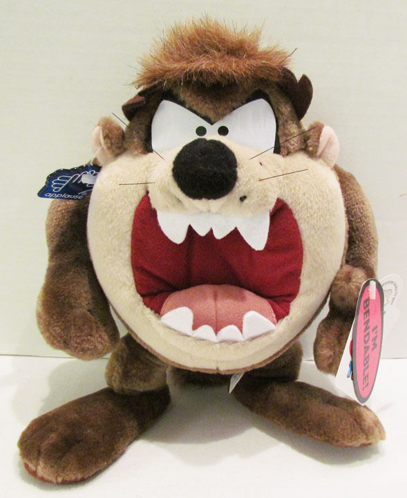 Taz the Tasmanian Devil makes a wonderful plush stuffed animal. Find small stuffed toys to larger plush Taz.