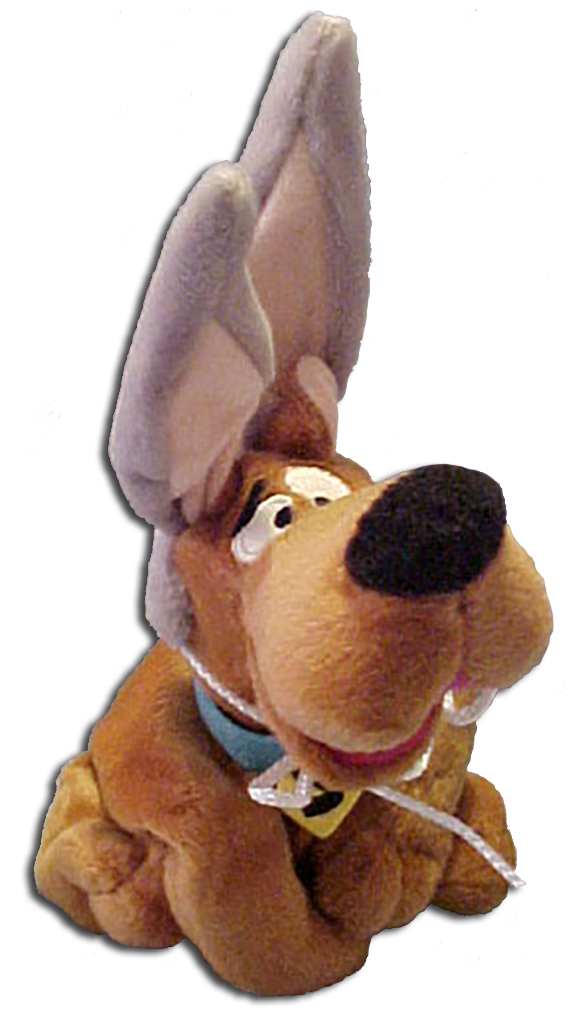 Scooby Doo is all dressed up for Birthdays, to congratulate someone special, Christmas, Easter and Halloween!