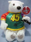 Coca Cola Bean Bag Plush NASCAR Driver Adam Petty #45