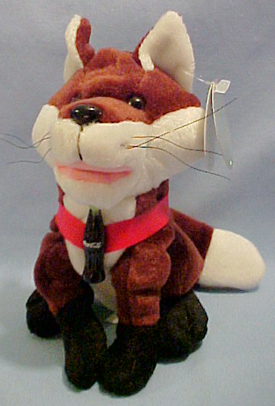 Coca Cola Plush Fox