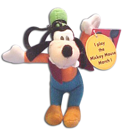 Mickey Mouse, Minnie Mouse, Goofy and Pluto make adorable keychains and key clips that can hang from your keys, backpacks and many other items.
