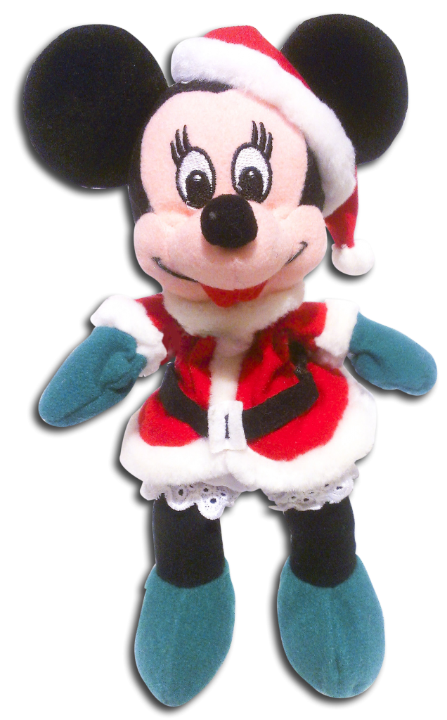 Disney Store Plush Minnie Mouse Santa Christmas Stuffed Toy
- date on tush tag 1997