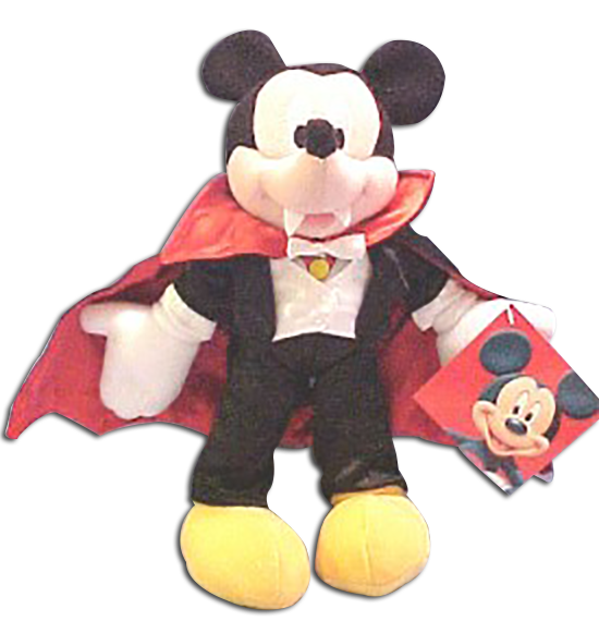 Mickey Mouse, Minnie Mouse, and Goofy are adorable Disney Store Plush and Limited Halloween Editions.