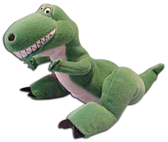 Disney Store Bean Bag Plush Toy Story's Rex