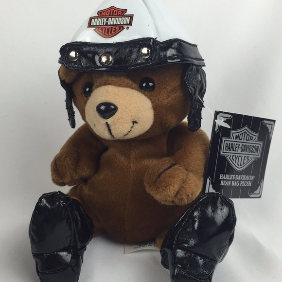 Harley Davidson Bean Bag Plush Big Twin the Bear Harley Davidson Bean Bag Plush Big Twin the Bear
- his tag reads: "Big Twin's your friend, If you're ever in trouble, Just give him a holler, He's there on the double"