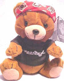 Harley Davidson Bean Bag Plush Roamer the Bear Harley Davidson Bean Bag Plush Roamer the Bear
- his tag reads: "The freedom of the open road's What Roamer loves the best, He rides through mountains in the east, And deserts in the west."