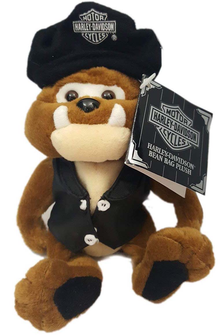 Harley Davidson Bean Bag Plush Thunder the Bulldog Harley Davidson Bean Bag Plush Thunder the Bulldog
- his tag reads: "You'll never miss Thunder, as he leaves with a roar. His big, black Harley really has it, and more."