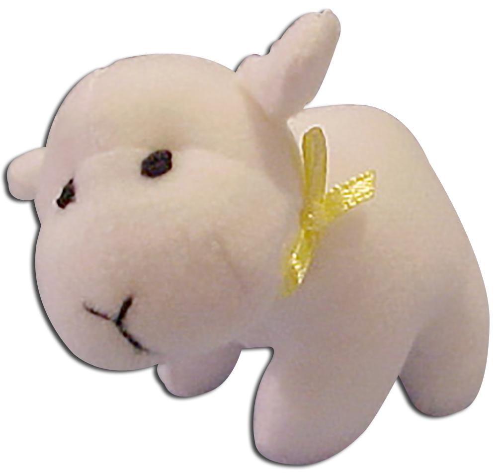 dakin tidbitz white louie the lamb stuffed animal plush toy