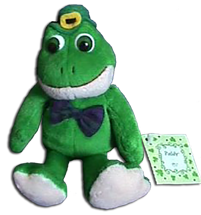 St. Patrick's Day plush toy Frogs and Irish Teddy Bears for the Great Irish Holiday!