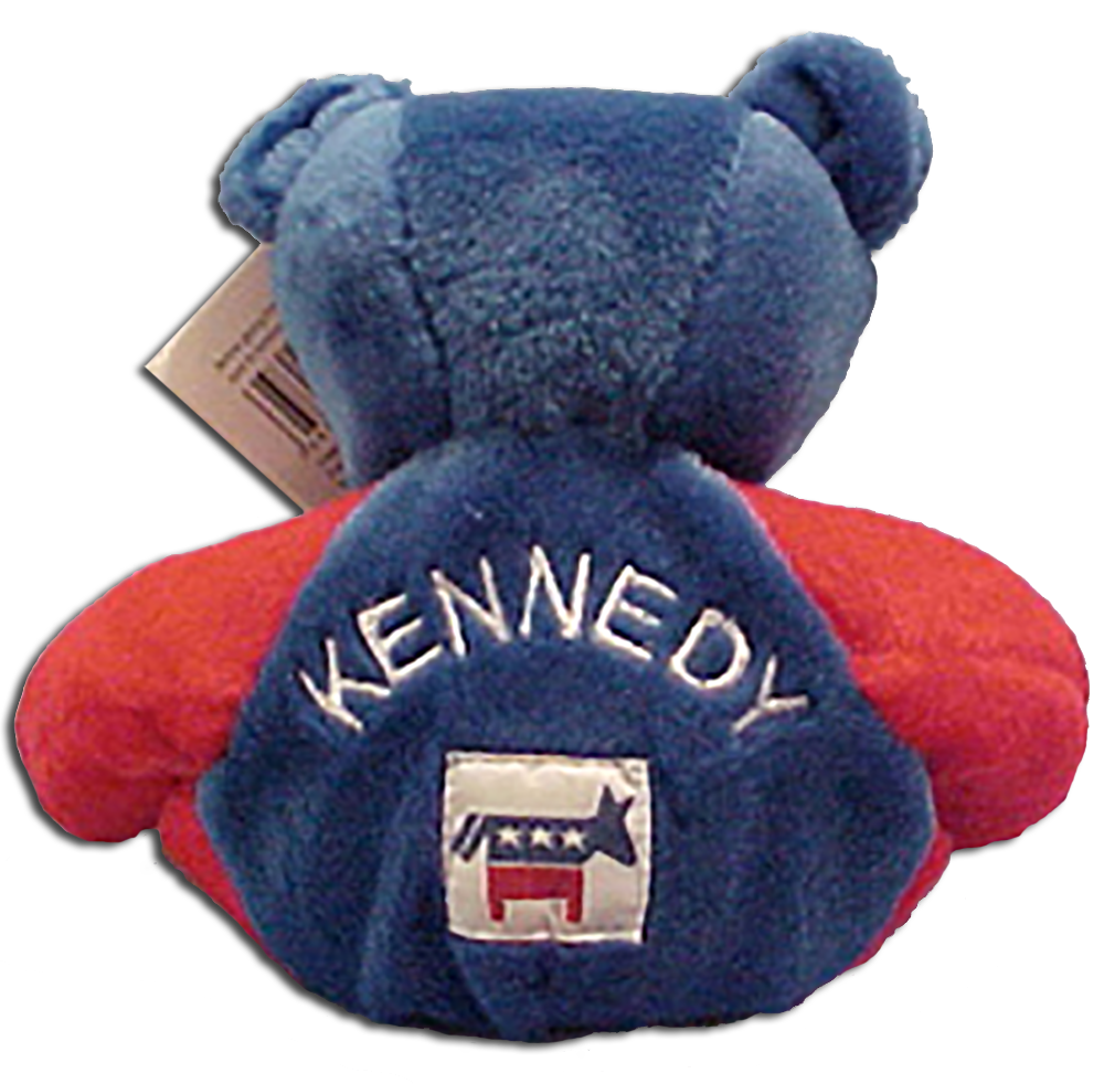 back of JFK "The Presidential Bear" Plush Teddy Bear back of JFK "The Presidential Bear" Plush Teddy Bear