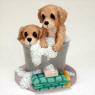 lou rankin hand wash only labrador puppy dog figurines