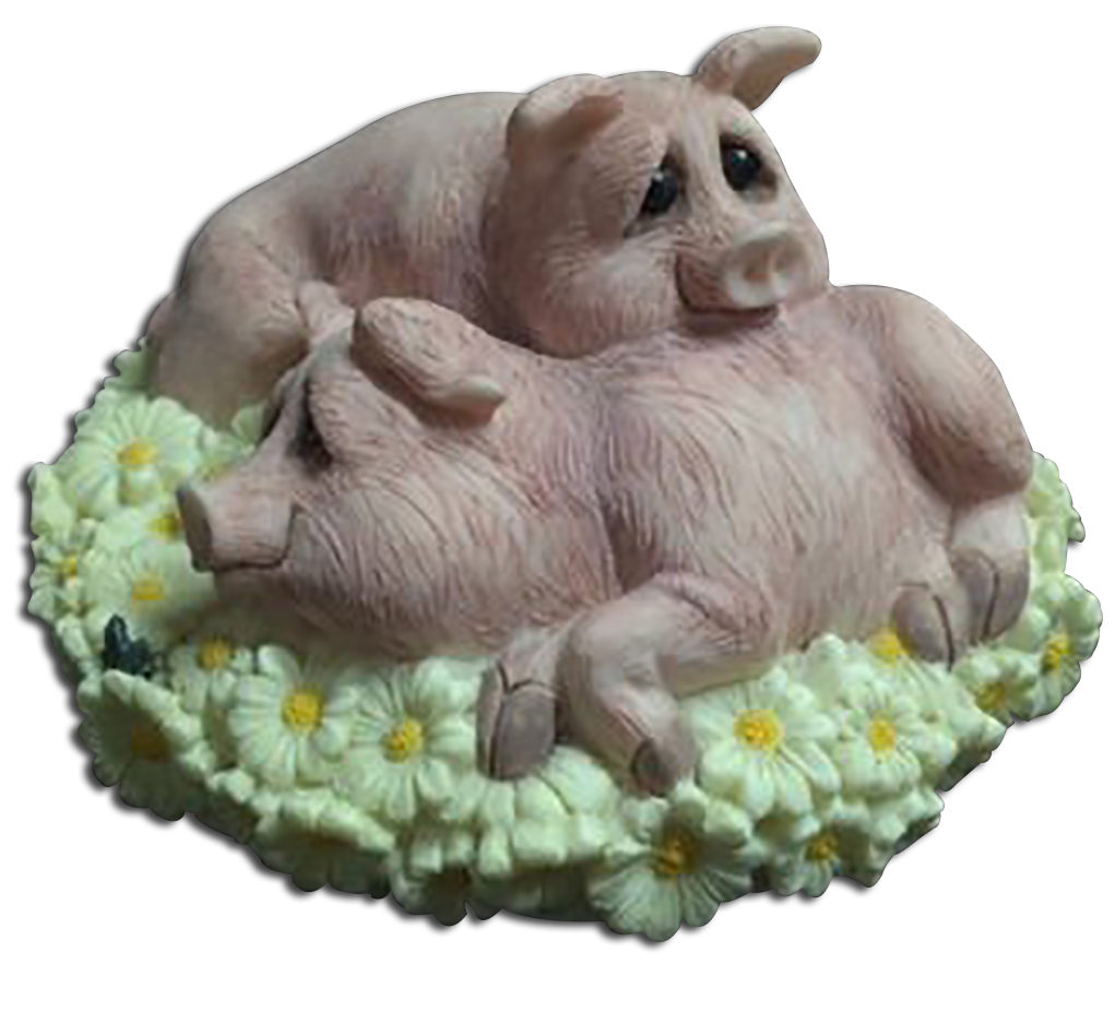 Plump Pigs are sure to please! We have a large selection of pig collectibles from banks to puppets!