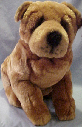 Lou Rankin Plush Cherylin the Shar Pei Stuffed Animal Lou Rankin Plush Cherylin the Shar Pei Stuffed Animal - Retired August 2001 "If I seem too exotic or sad, remember that beauty is not only skin deep, it runs through and through all the way from me to you."