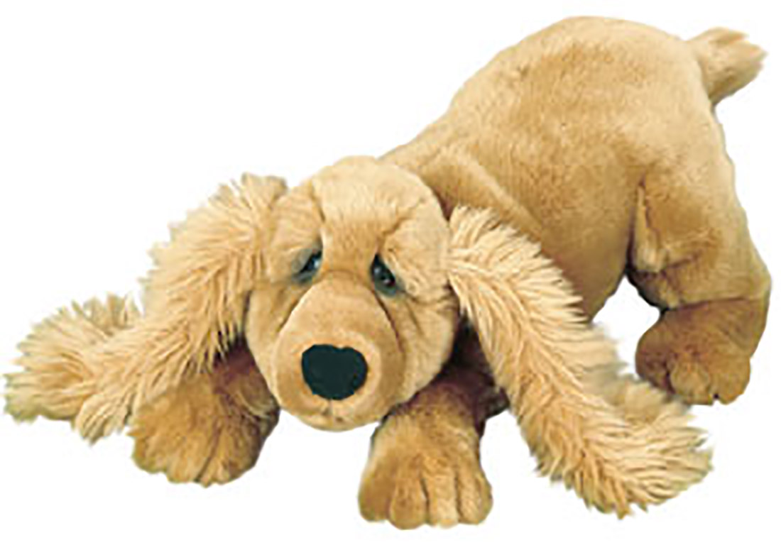 Lou Rankin Plush Charlie the Cocker Spaniel Stuffed Animal - Has been retired "A Dog's Life would be a good one if its you full of love and fun!"