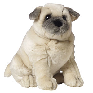 Lou Rankin Plush Stafford Pug Stuffed Animal Lou Rankin Plush Stafford Pug Stuffed Animal - Retired August 2001 "I do not risk, if risk is love. For that is unchangeable and permanent."