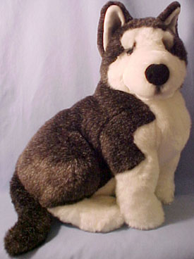 Lou Rankin Plush Siberian Huskies