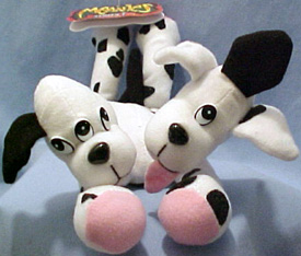 1997 Meanies Series 1 Fi-do The Dalmutation Fido Dalmatian Dog Bean Bag Anim for sale online 