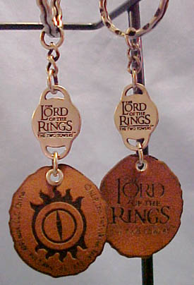 The Lord of The Rings Leather Keyring - The One Ring