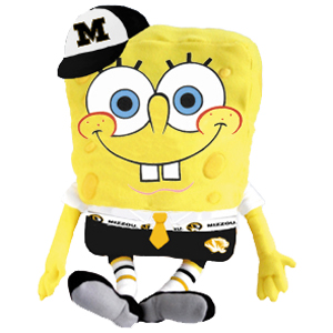 University of Missouri Tigers Nickelodeon's SpongeBob Stuffed Plush