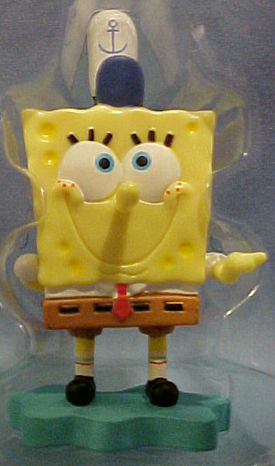 SpongeBob is dressed up as a golfer, pirate, Krusty Krab Employee and more as these collectible figurines